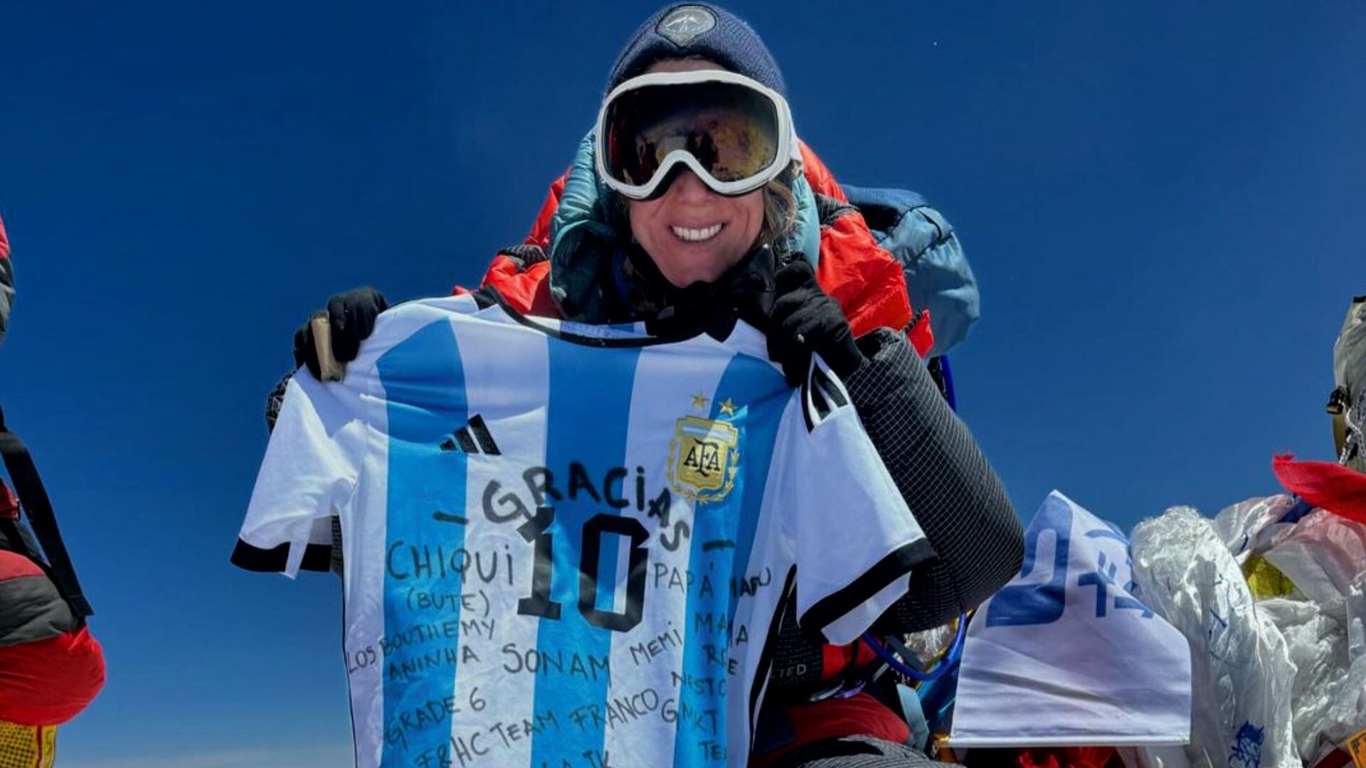 María Belén Silvestris, la argentina que hizo cumbre en el Everest