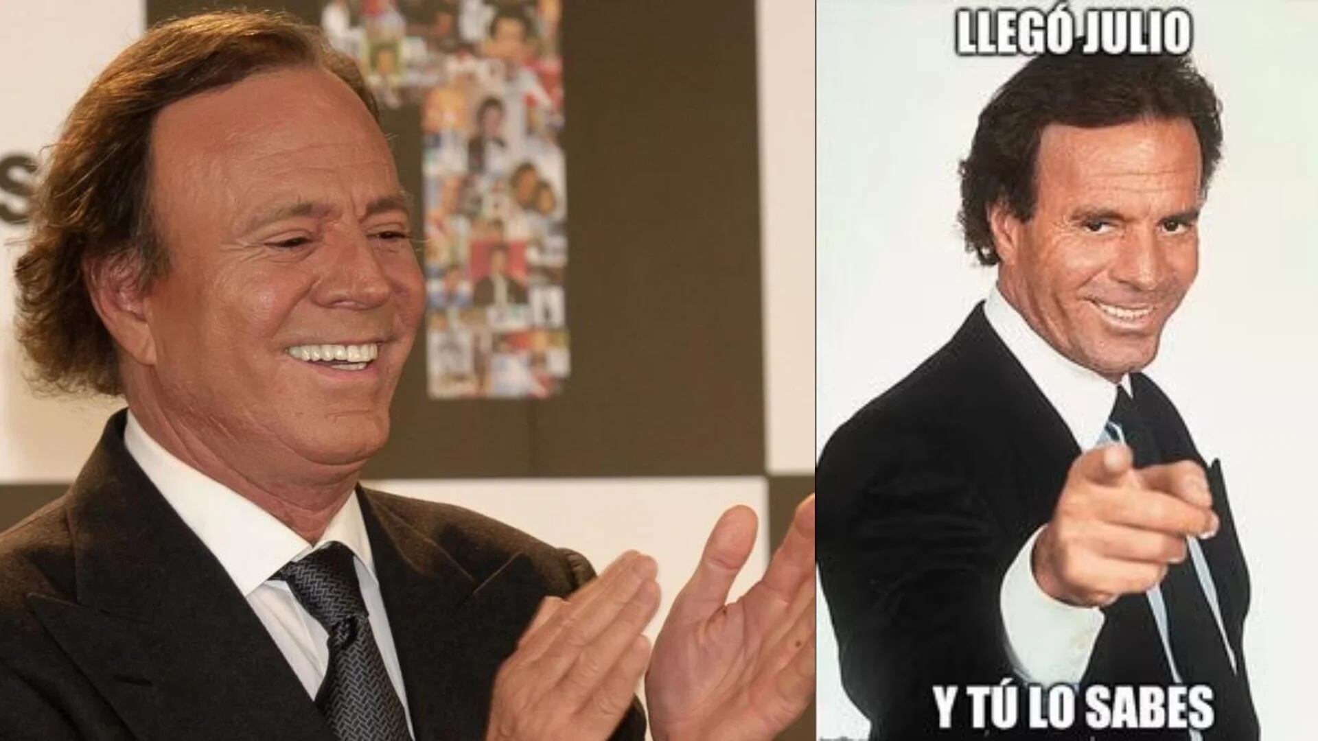 Julio Iglesias habló sobre qué es lo que piensa de los memes que hacen referencia a su nombre y asegura que le parecen divertidos.