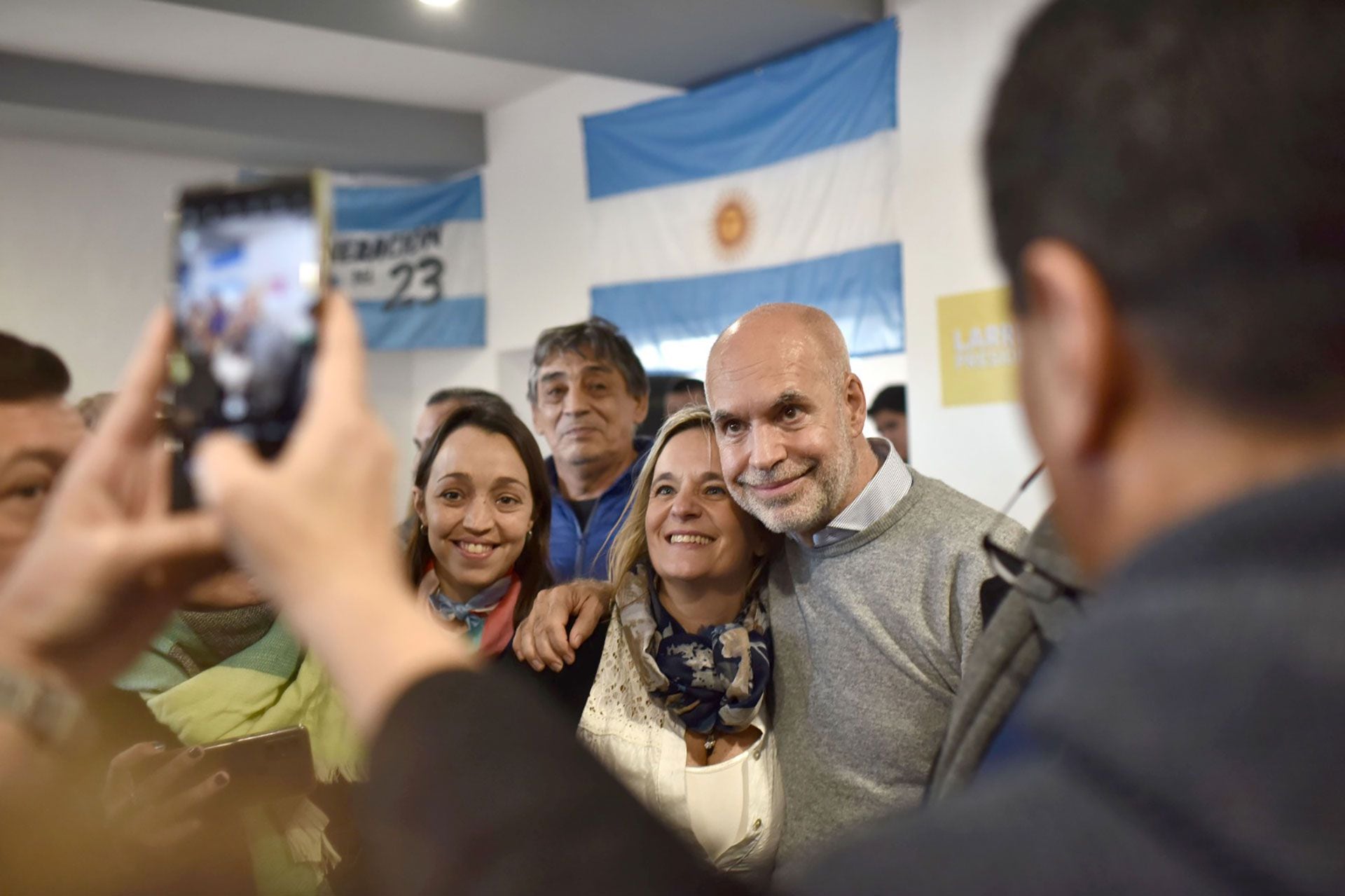 Horacio Rodríguez Larreta, de campaña en Neuquén