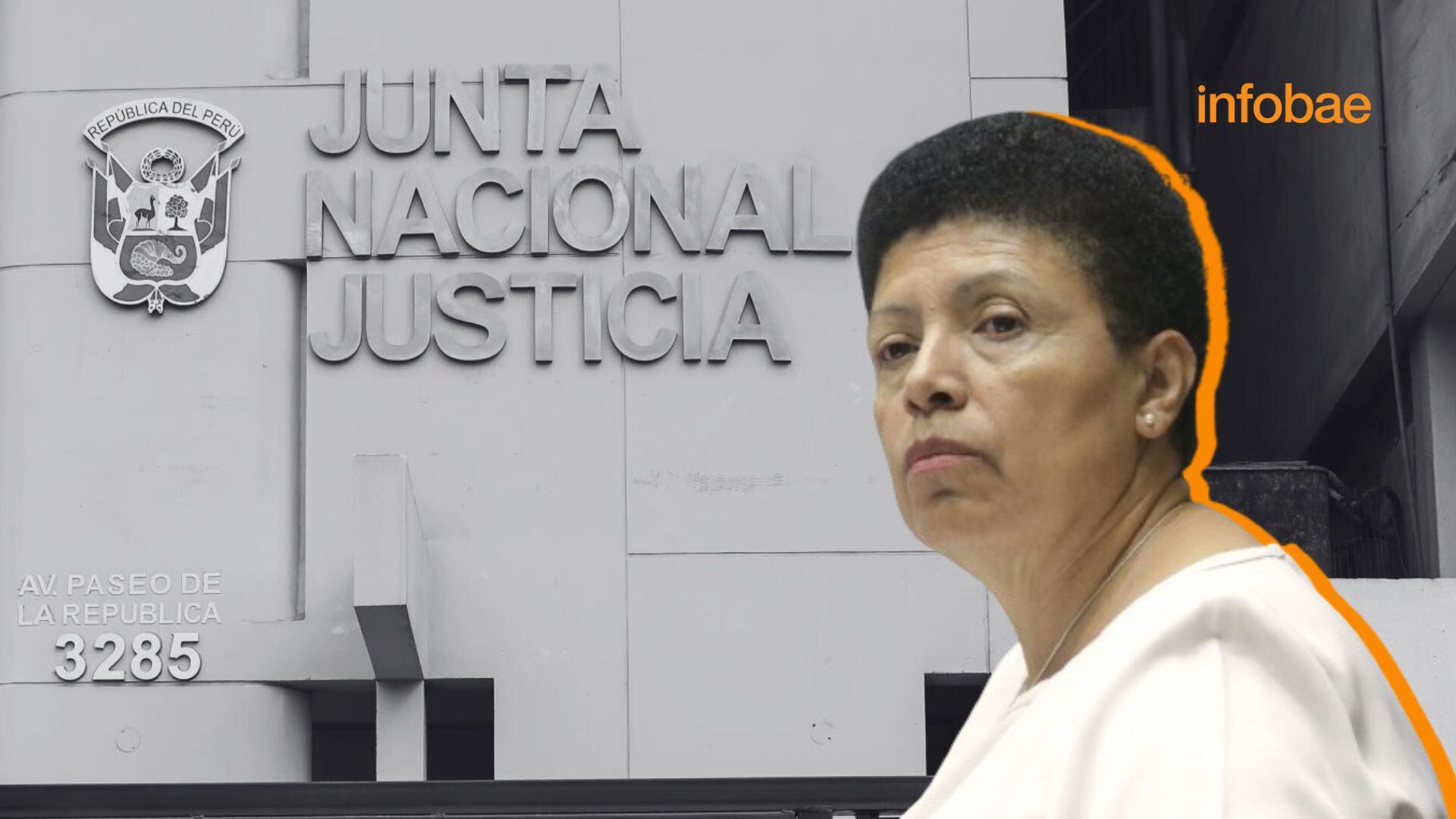 Martha Moyano y en el fondo la Junta Nacional de Justicia