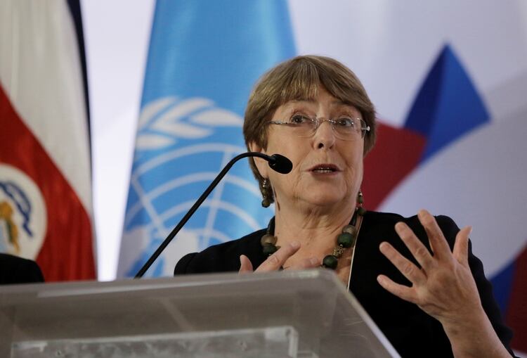 Michelle Bachelet, presidenta de Chile entre 2006 y 2010, y entre 2014 y 2018 (REUTERS/Juan Carlos Ulate)