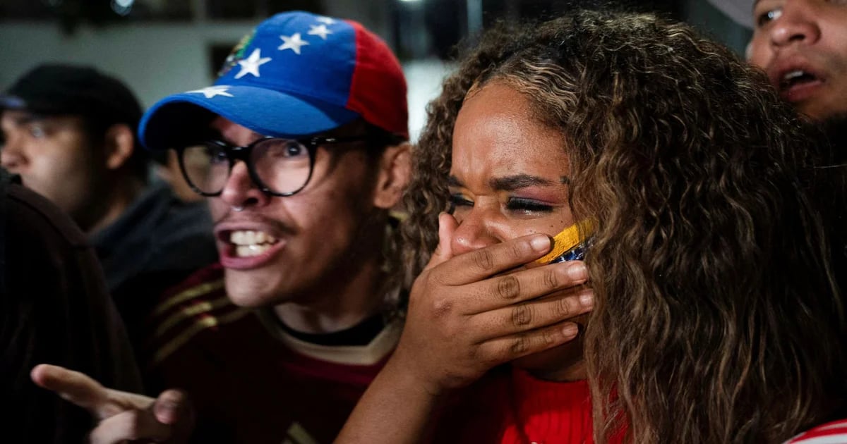 Photos |  This is the reaction of Venezuelans in Mexico after the favorable results for Nicolás Maduro