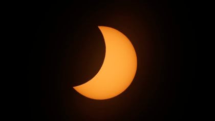 El próximo eclipse solar será en la Antártida el 4 de diciembre de 2021 (AP Photo/Natacha Pisarenko)