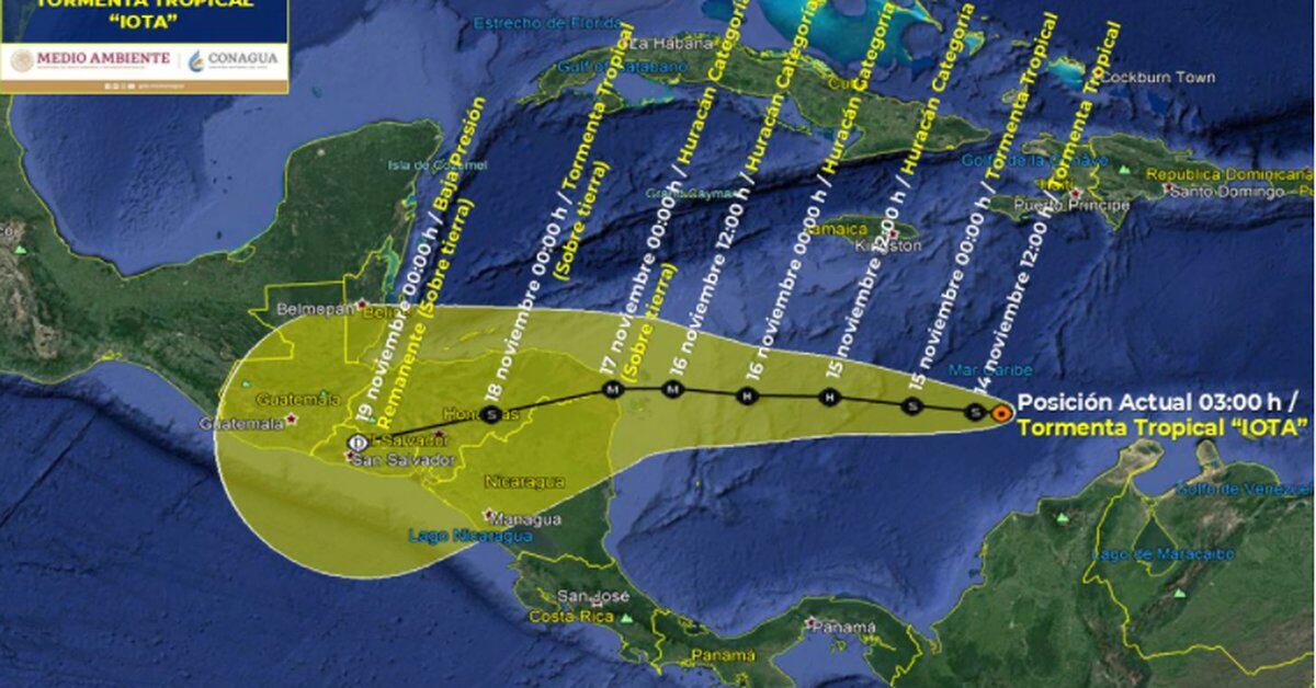 Advertencia máxima en San Andreas por paso del huracán Ioto, pronóstico para este domingo