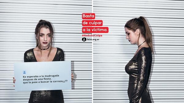 #NoEsSuCulpa busca llamar la atención sobre los prejuicios en torno a las mujeres afectadas por la violencia