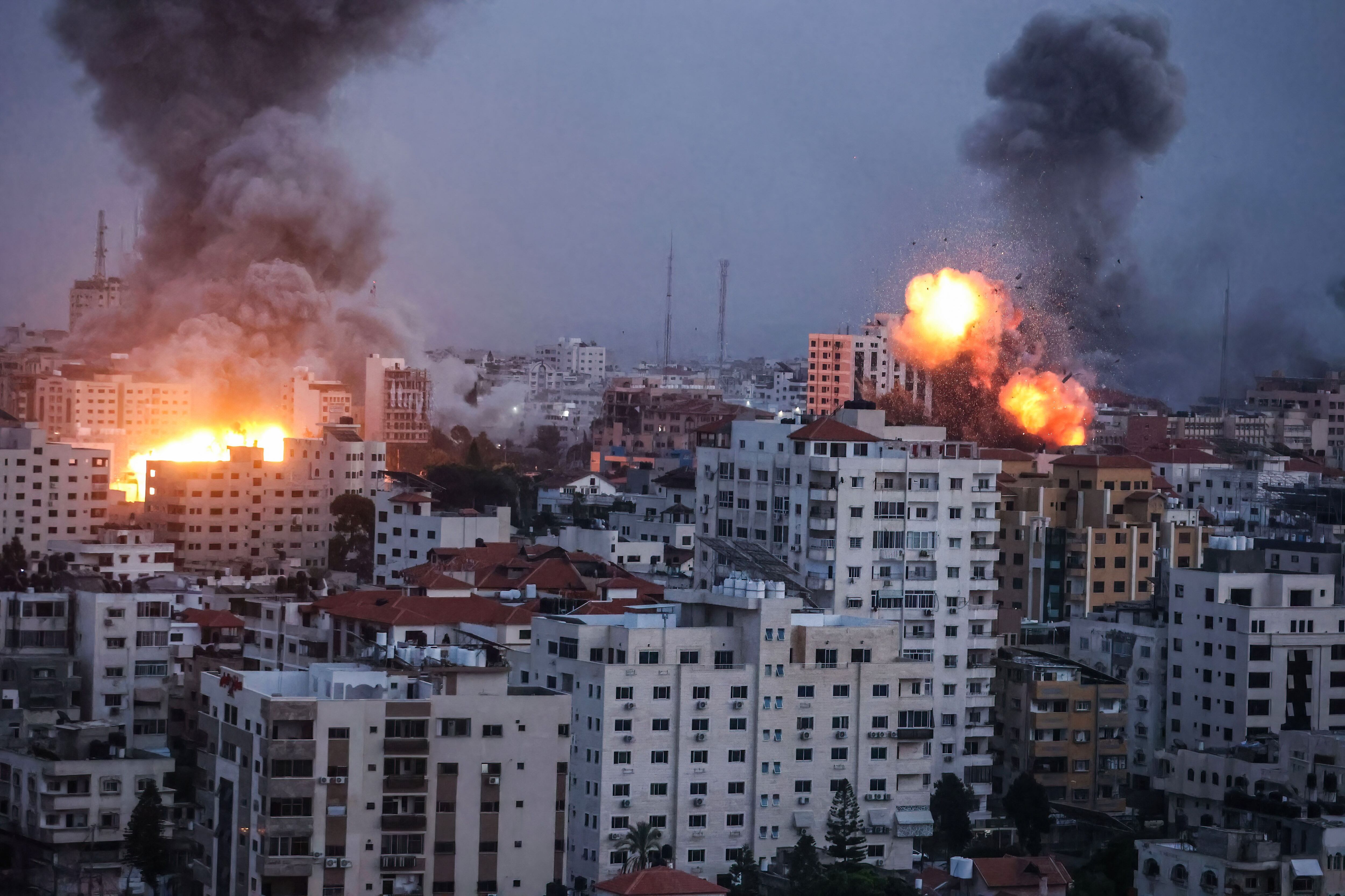 Israel bombardeó 200 objetivos del grupo terrorista Hamas en el centro de Gaza durante la madrugada. (Europa Press)
