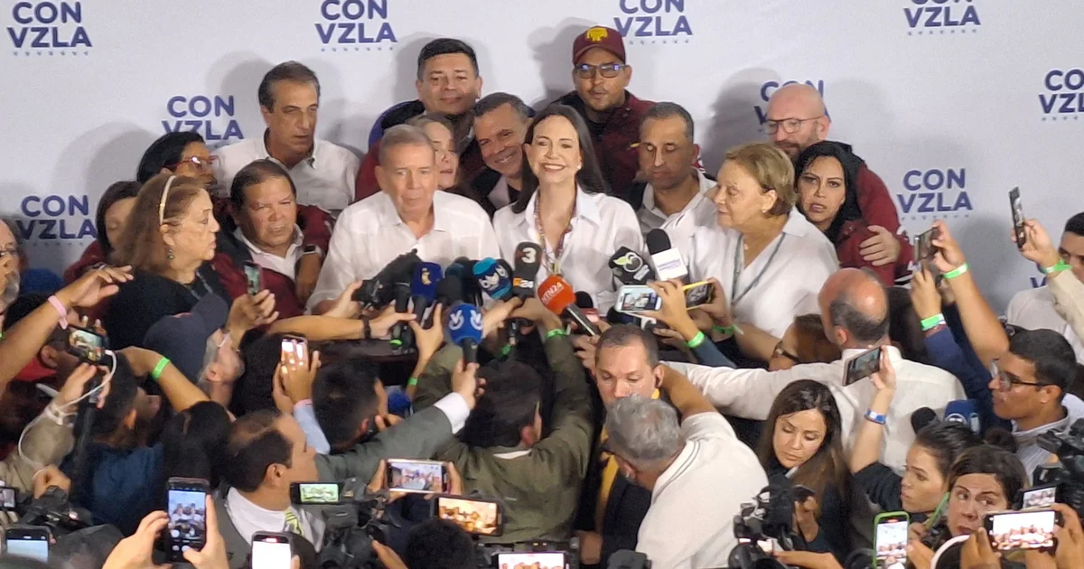 María Corina Machado and Edmundo González urged the witnesses to defend their votes: “These are decisive hours”