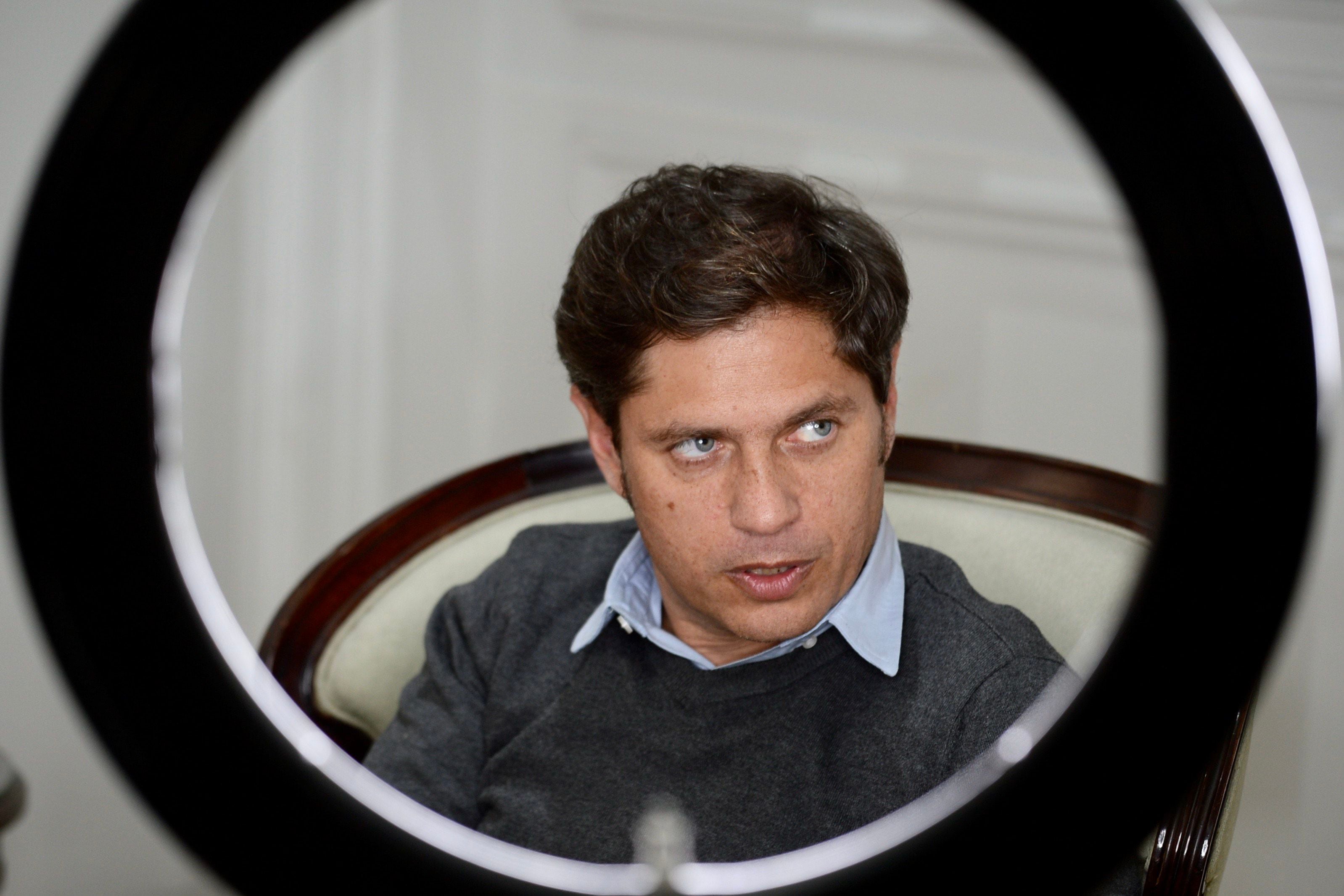 El gobernador bonaerense Axel Kicillof 