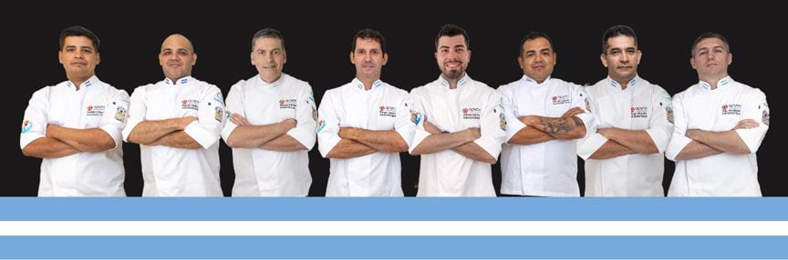 La delegación argentina en la competencia internacional