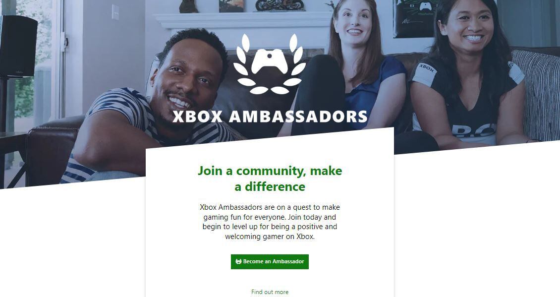 Los participantes del programa Ambassadors pueden obtener recompensas digitales. (Xbox)