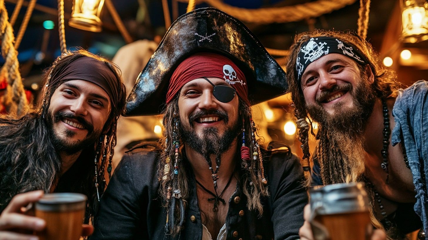 Si eres alguien que admira la saga de Piratas del Caribe, procura no llevar tu traje de Jack Sparrow a las fiestas.