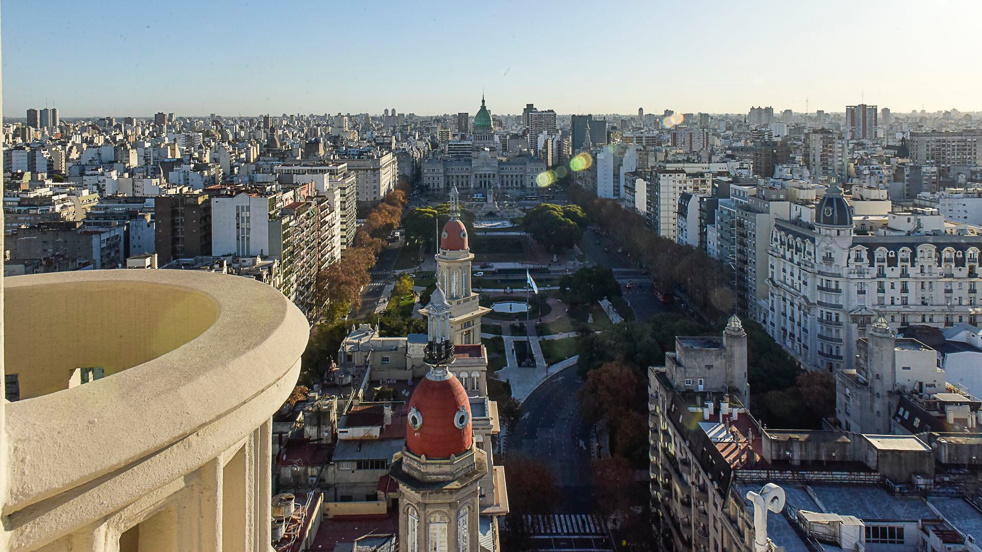 Vista del Congreso desde lo alto del Palacio Barolo (Gustavo Gavotti)