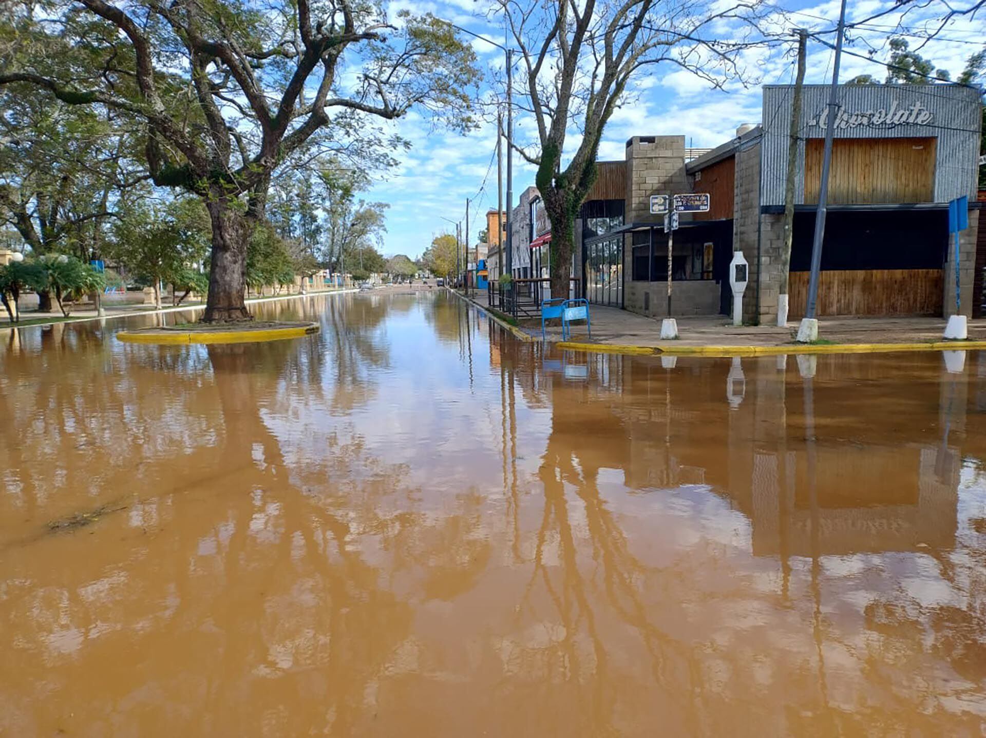 Familias evacuadas en Concordia tras la crecida del Río Uruguay