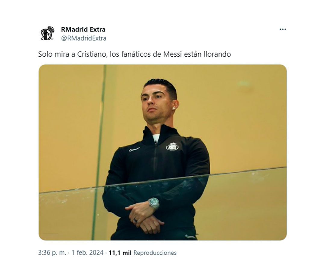 memes de la goleada del Al Nassr sobre Inter Miami