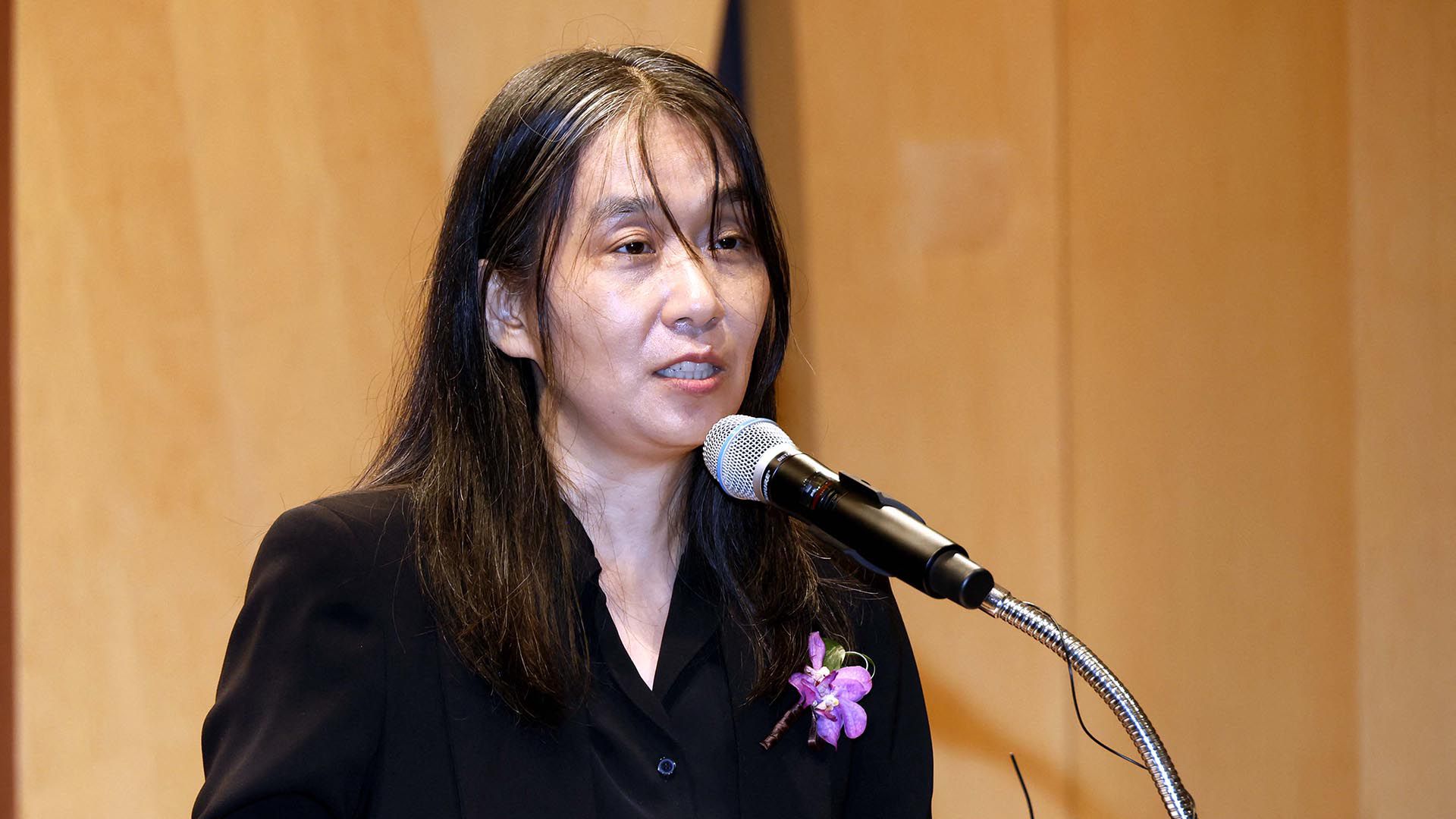 Han Kang, Premio Nobel de Literatura (Photo by KOREA POOL / AFP)