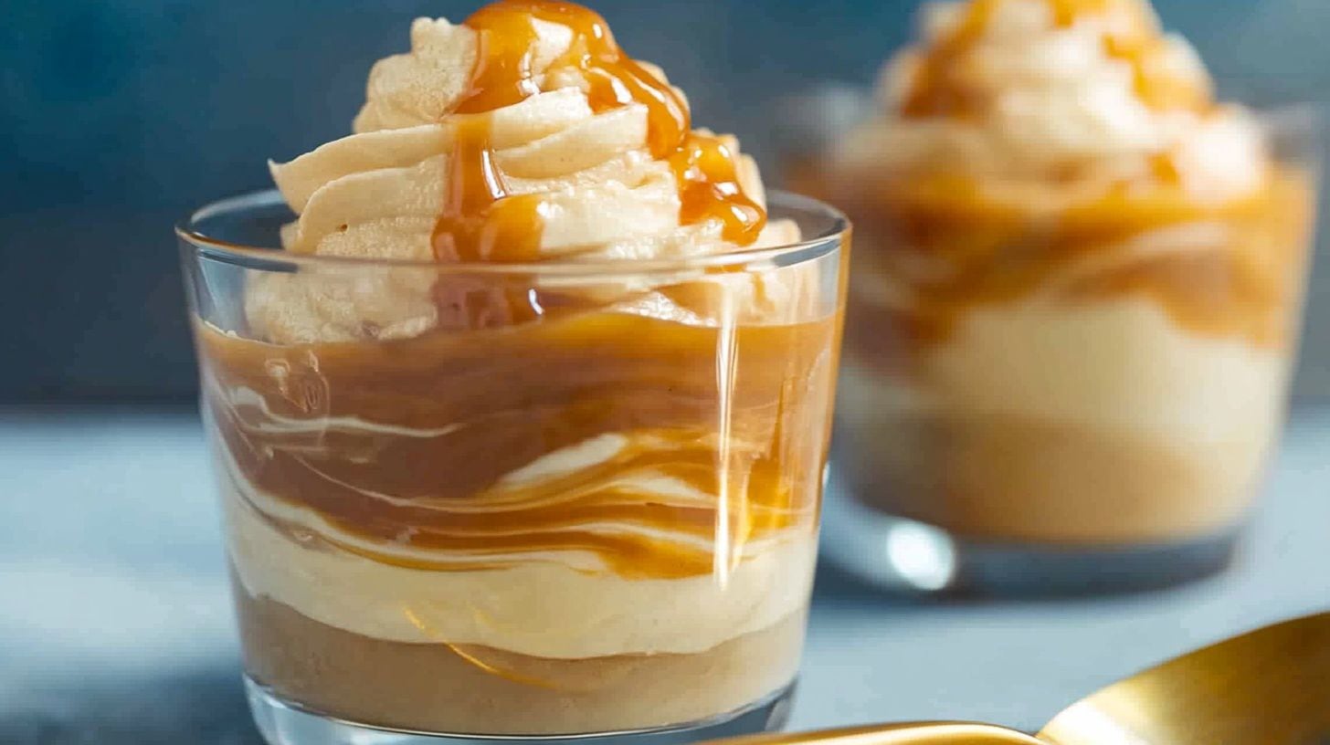 Esta mousse es la opción ideal para esos días calurosos cuando no se quiere encender el horno. Fresco, ligero y con todo el sabor del dulce de leche, será tu nuevo postre favorito - (Imagen Ilustrativa Infobae)