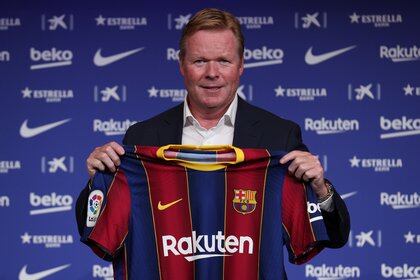 Ronald Koeman intentará seducir a Messi y motivarlo para que se quede en el Barcelona (REUTERS/Albert Gea)