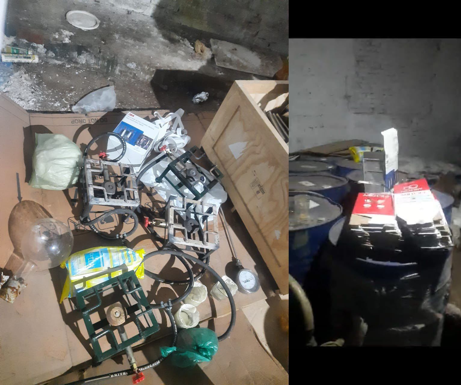 Part of what authorities found (Photo: X/@narcoticsbureau)