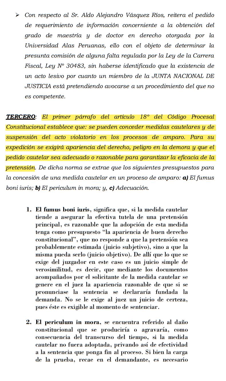 Jueza que falló a favor de Patricia Benavides lo hizo con norma derogada