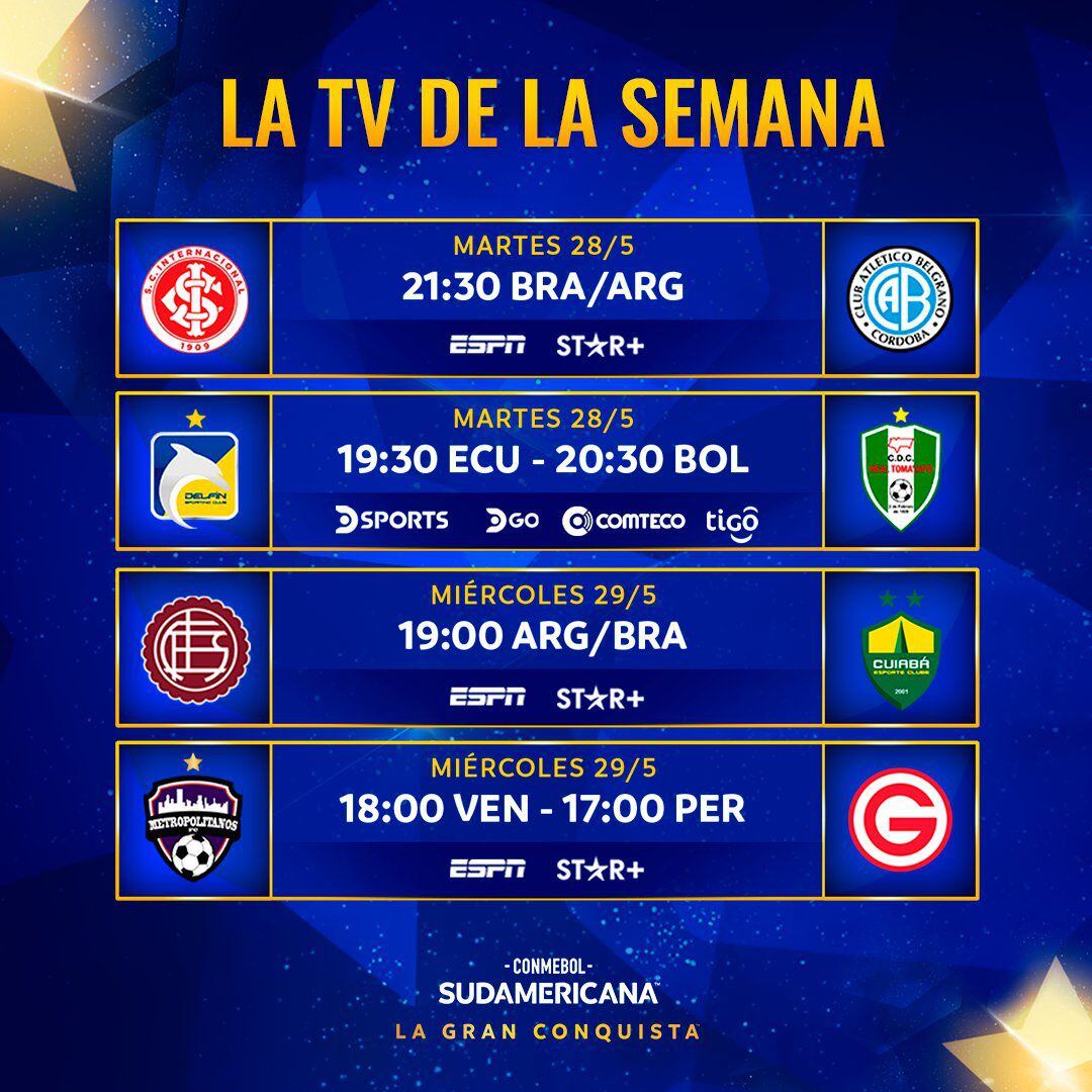 Deportivo Garcilaso se medirá ante Metropolitanos por la fecha 6 de fase de grupos de la Copa Sudamericana.