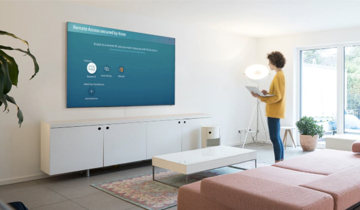 Sistemas de seguridad como Samsung Knox, son capaces de proteger a los Smart TV de amenazas cibernéticas. (Samsung)