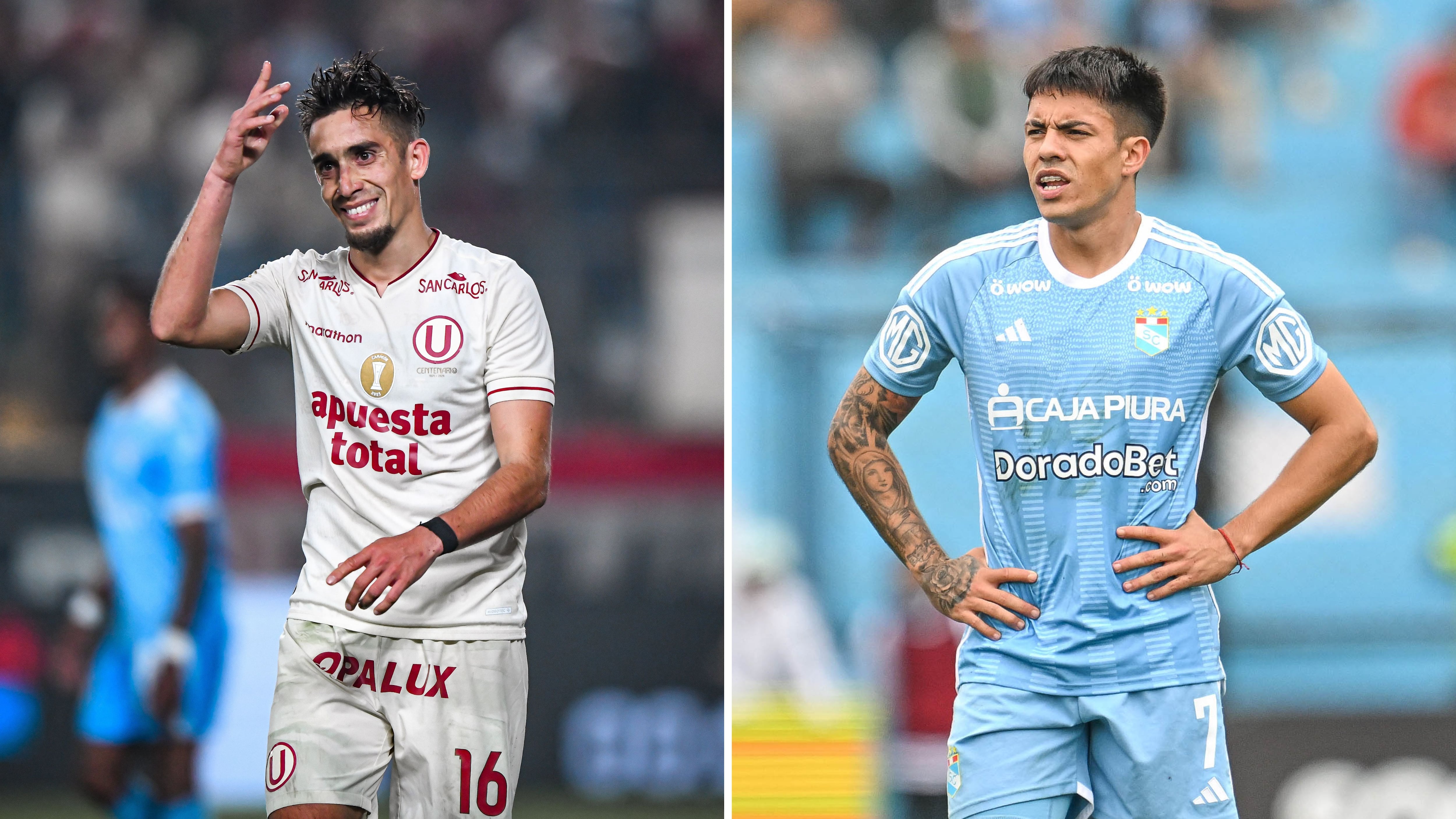 Posibles alineaciones de Universitario y Sporting Cristal - Créditos: Composición Infobae