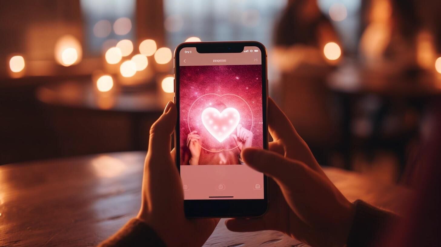 Imagen de usuarios interactuando en una aplicación de citas en su smartphone. Exploran vínculos, practican sexting y buscan matches significativos. Una representación visual de la moderna escena de las citas en línea. (Imagen ilustrativa Infobae)