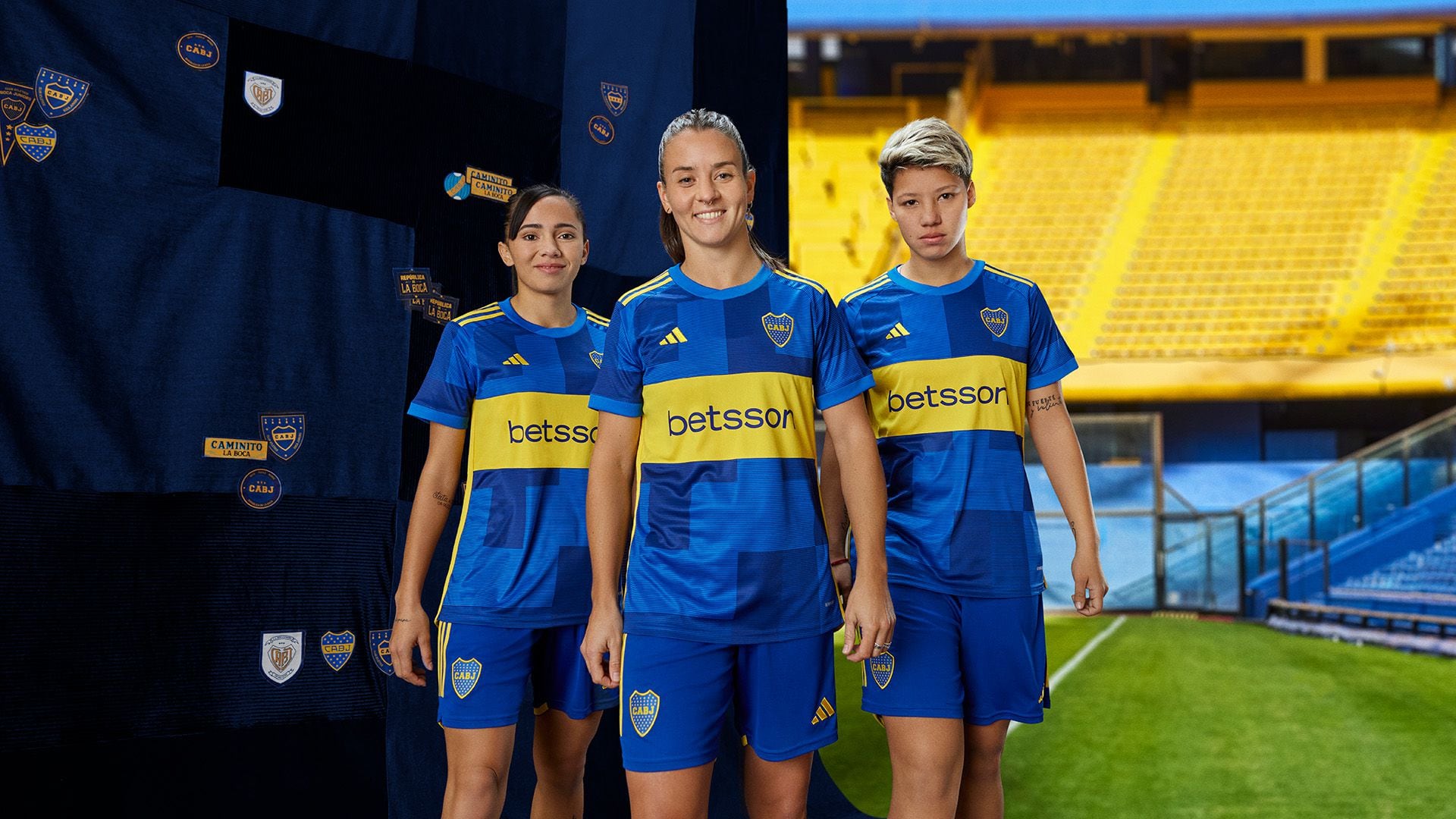 Celeste Dos Santos, Amancay Urbani y Kishi Núñez, las elegidas del equipo femenino para la presentación