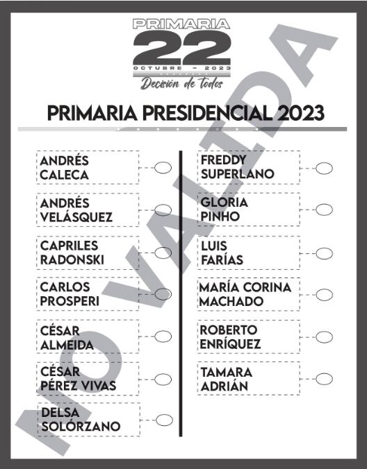 Henrique Capriles Radonski y Freddy Superlano se retiraron de la contienda electoral. (CNP)