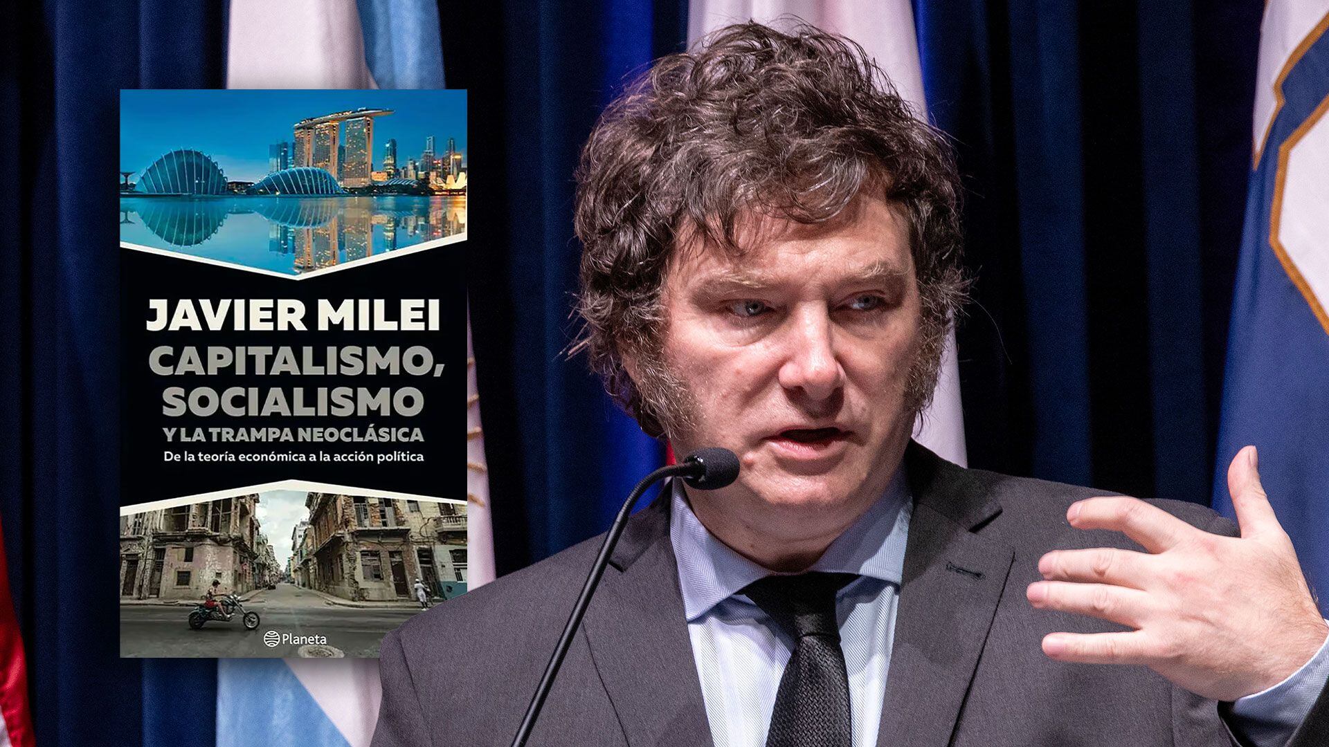 Milei libro ﻿Capitalismo, socialismo y la trampa neoclásica