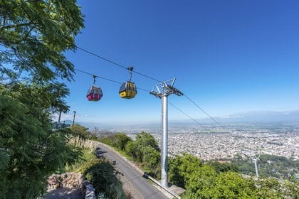 Vista desde las alturas del Cerro San Bernardo (Shutterstock)