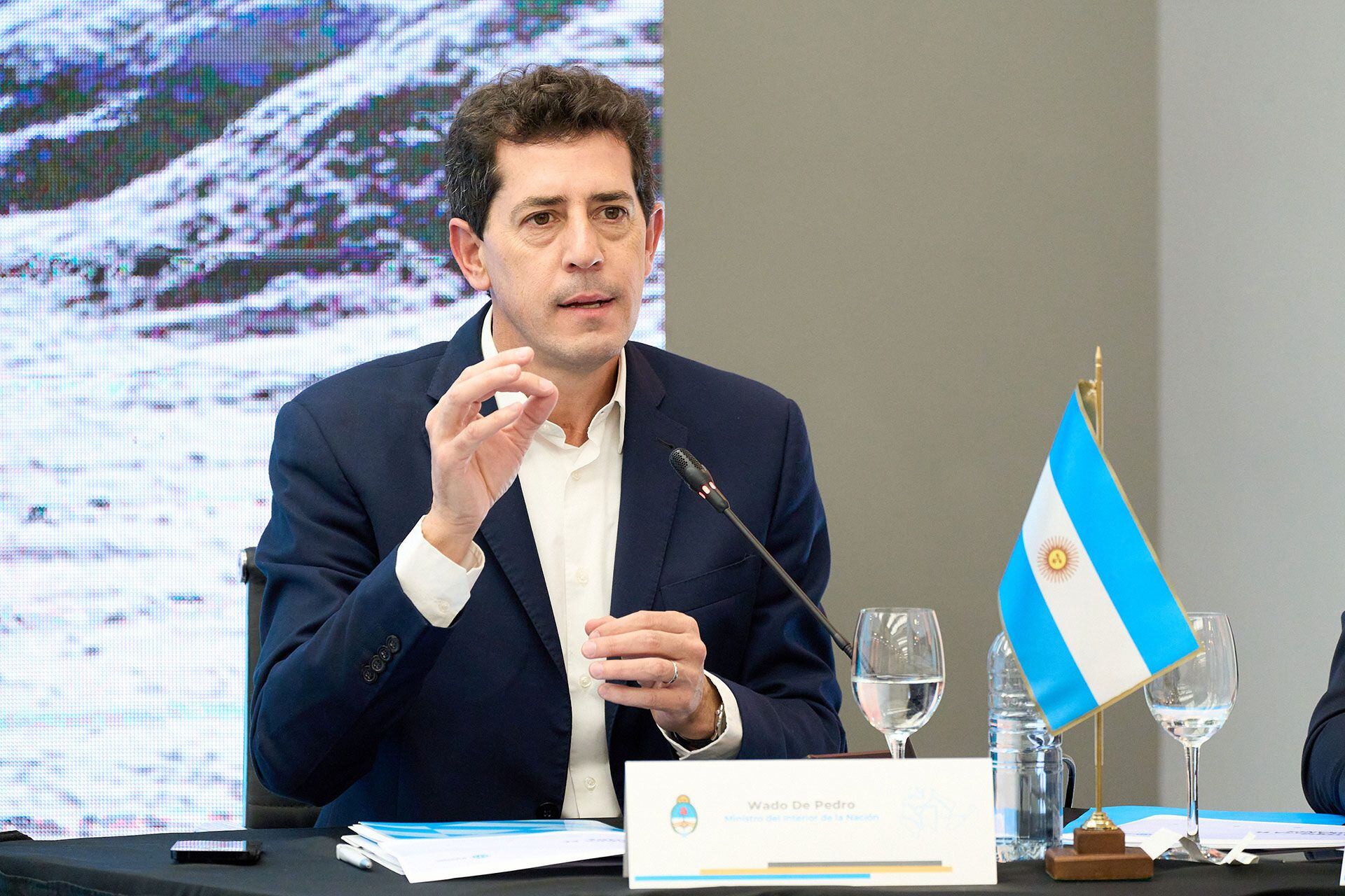 Eduardo "Wado" De Pedro, ministro del Interior de la Nación