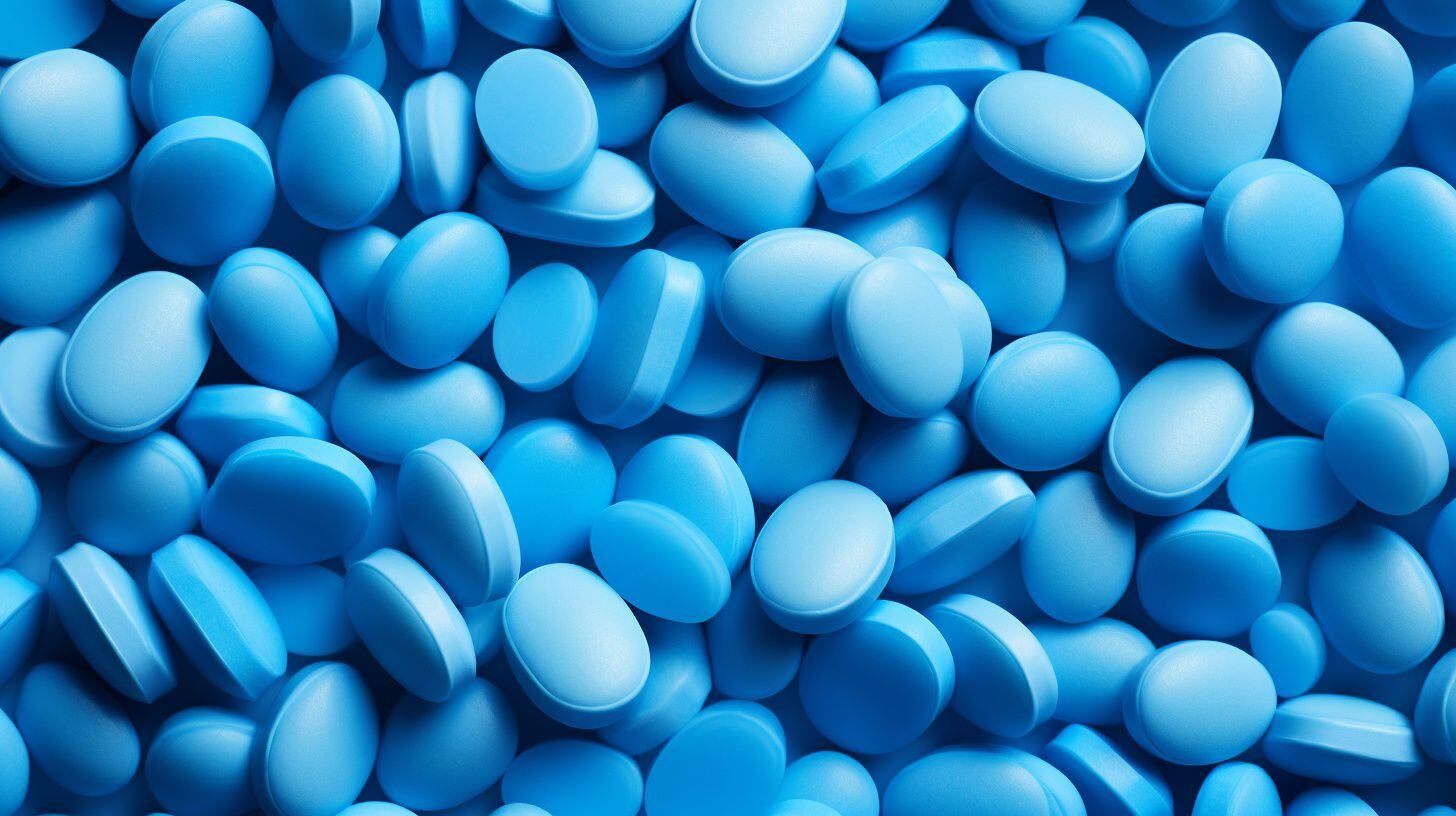 Pastillas azules en laboratorio para pruebas de detección de fentanilo - (Imagen Ilustrativa Infobae)