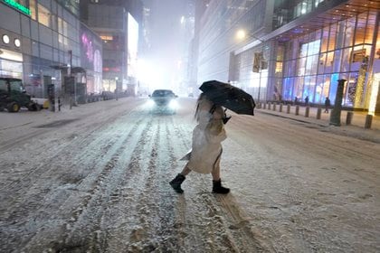 Las Fotos De La Tormenta De Nieve Que Azoto Nueva York Y El Noreste De Estados Unidos Infobae