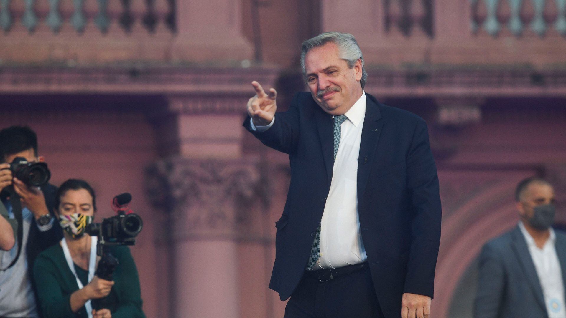 dia de la democracia plaza de mayo cristina kirchner alberto fernandez lula pepe mujica 1