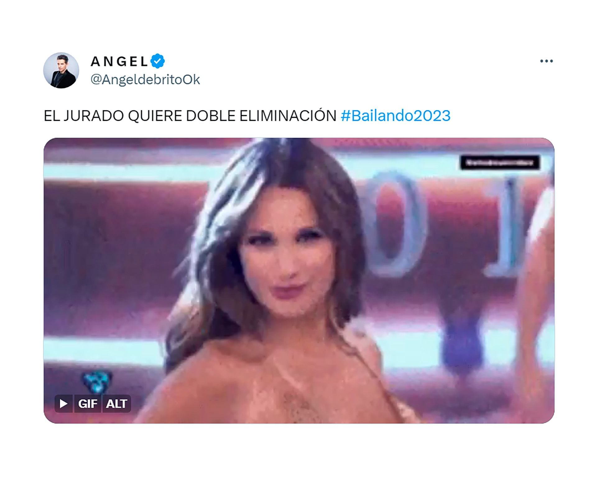 El mensaje de Ángel de Brito que comenzó la polémica (Twitter)