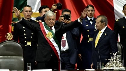 Hace exactamente dos años Andrés Manuel López Obrador tomó una protesta como presidente de México (Foto: Cuartoscuro)