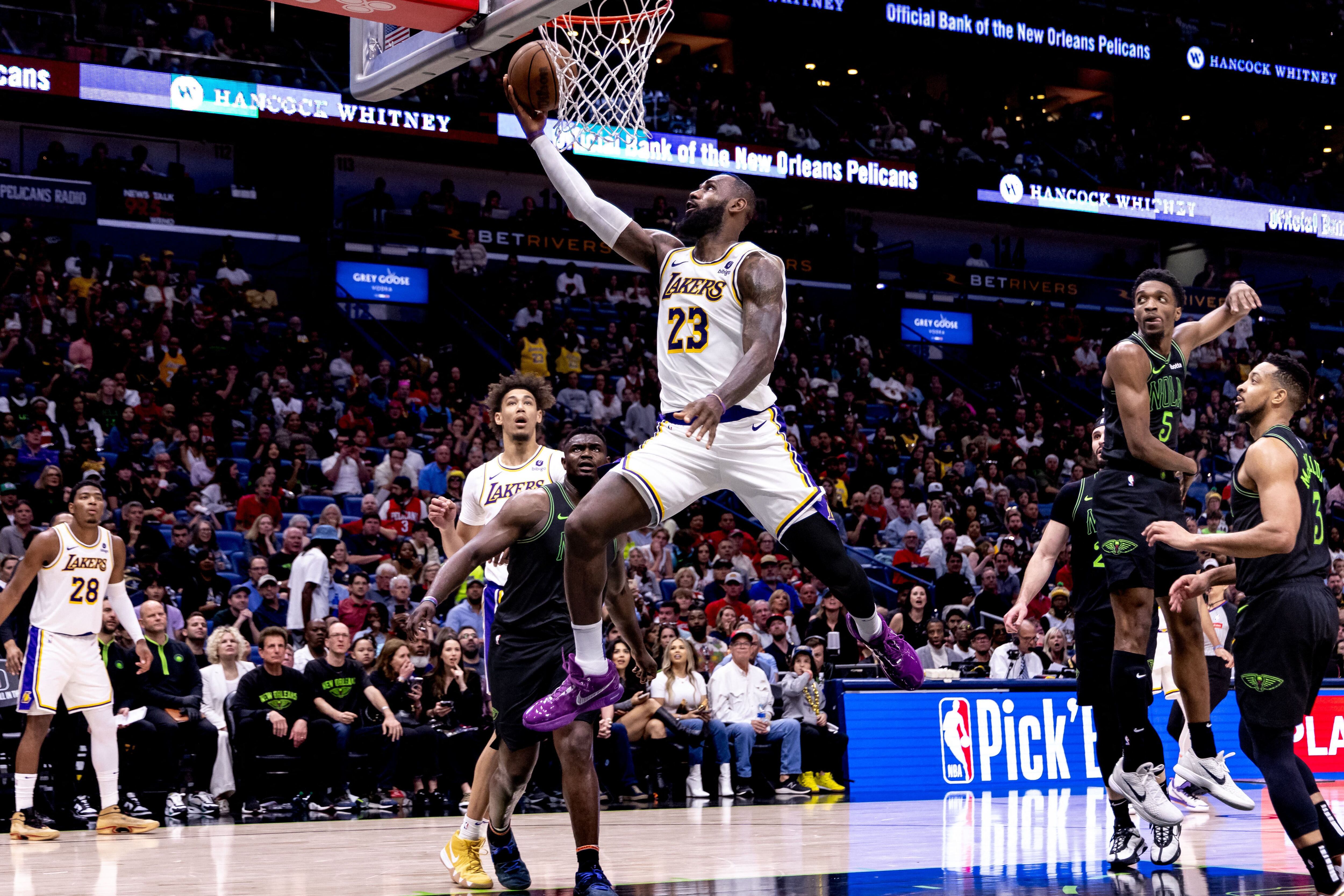 LeBron James frente a New Orleans