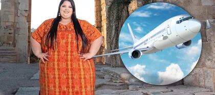Modelo de talla grande denunció que no la dejaron abordar avión