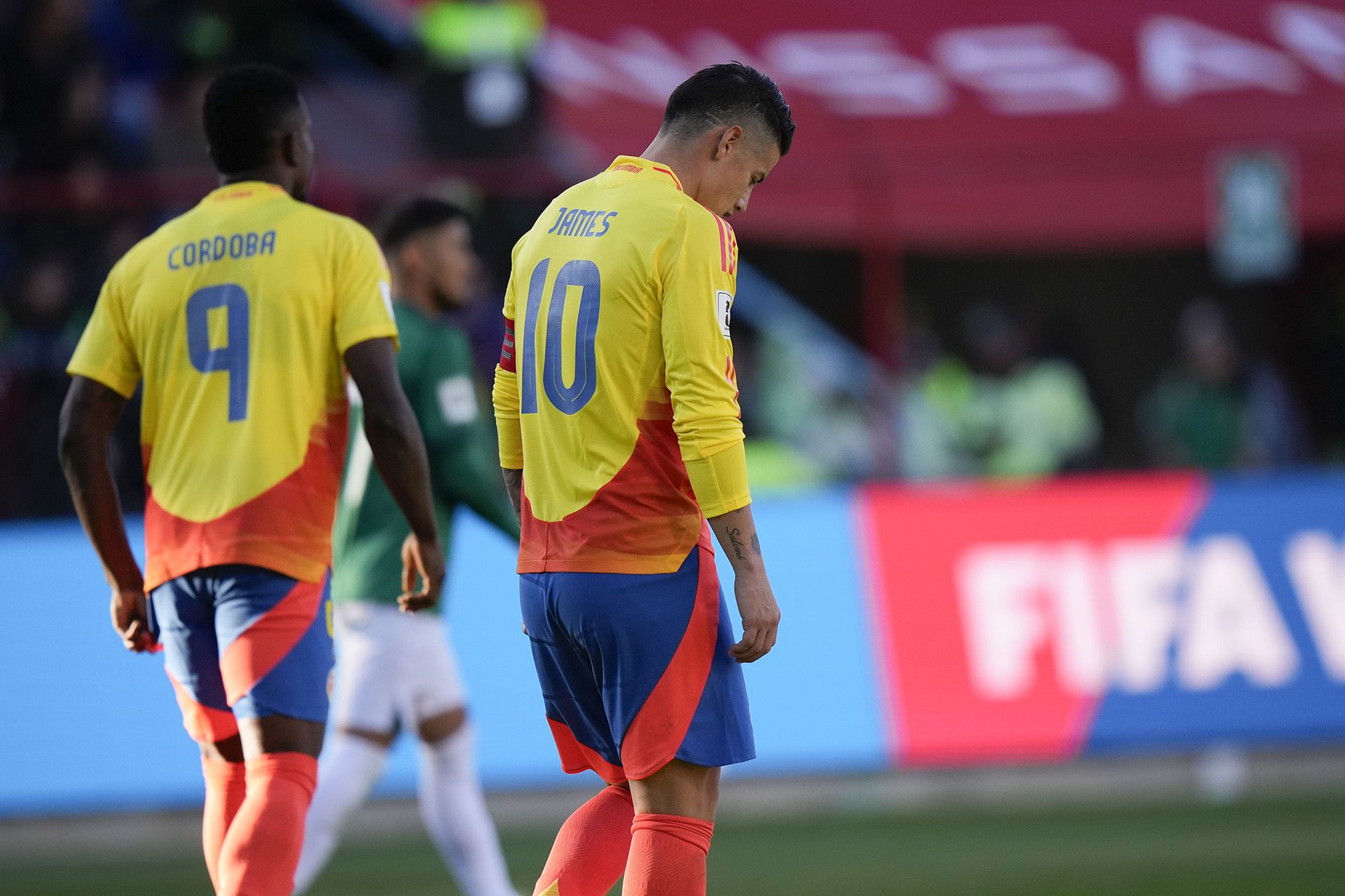 La selección Colombia perdió el invicto en la eliminatorias tras dos años - crédito Juan Karita/AP Photo