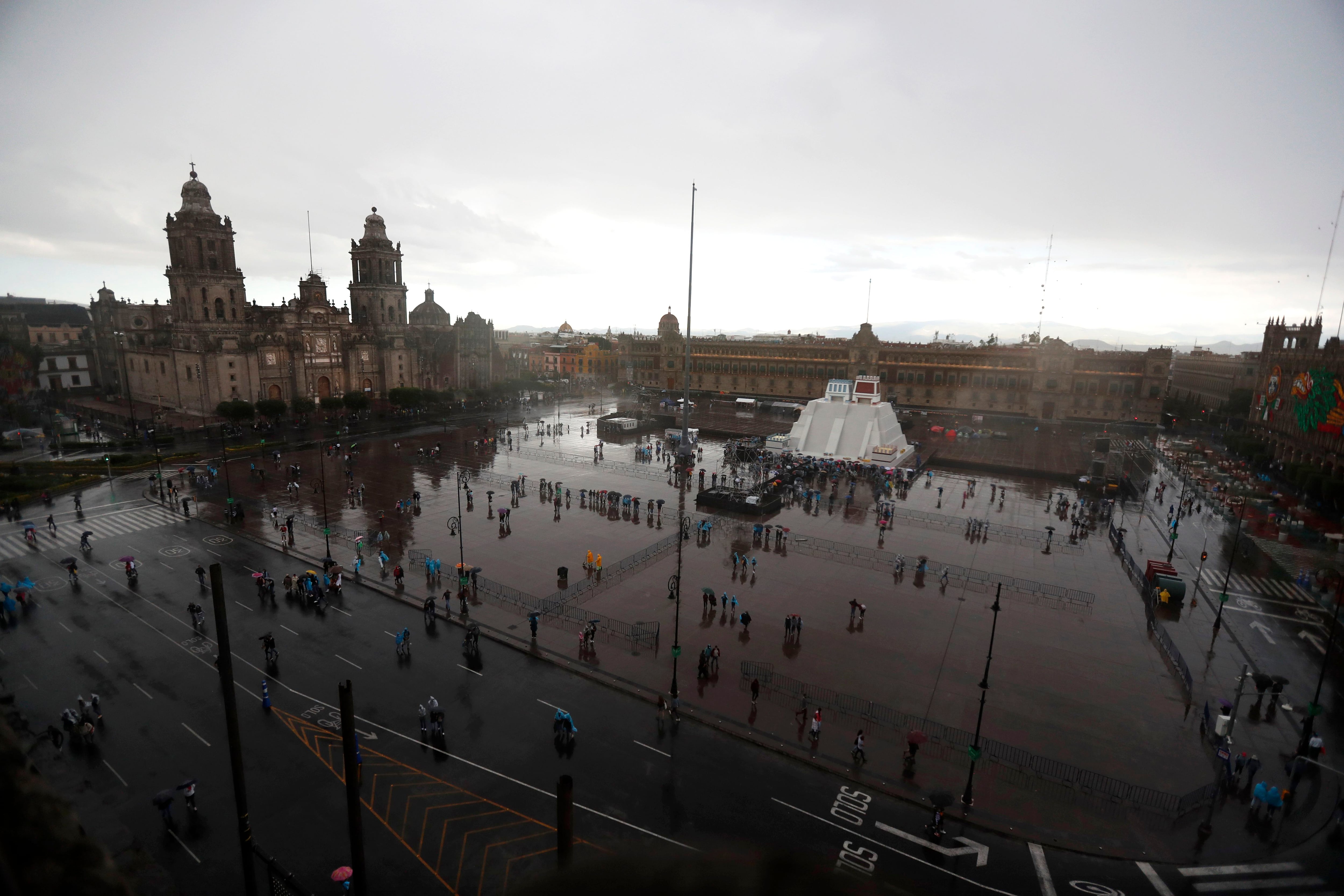 Réplica del Templo Mayor azteca.
(AP Foto/Marco Ugarte, Archivo)