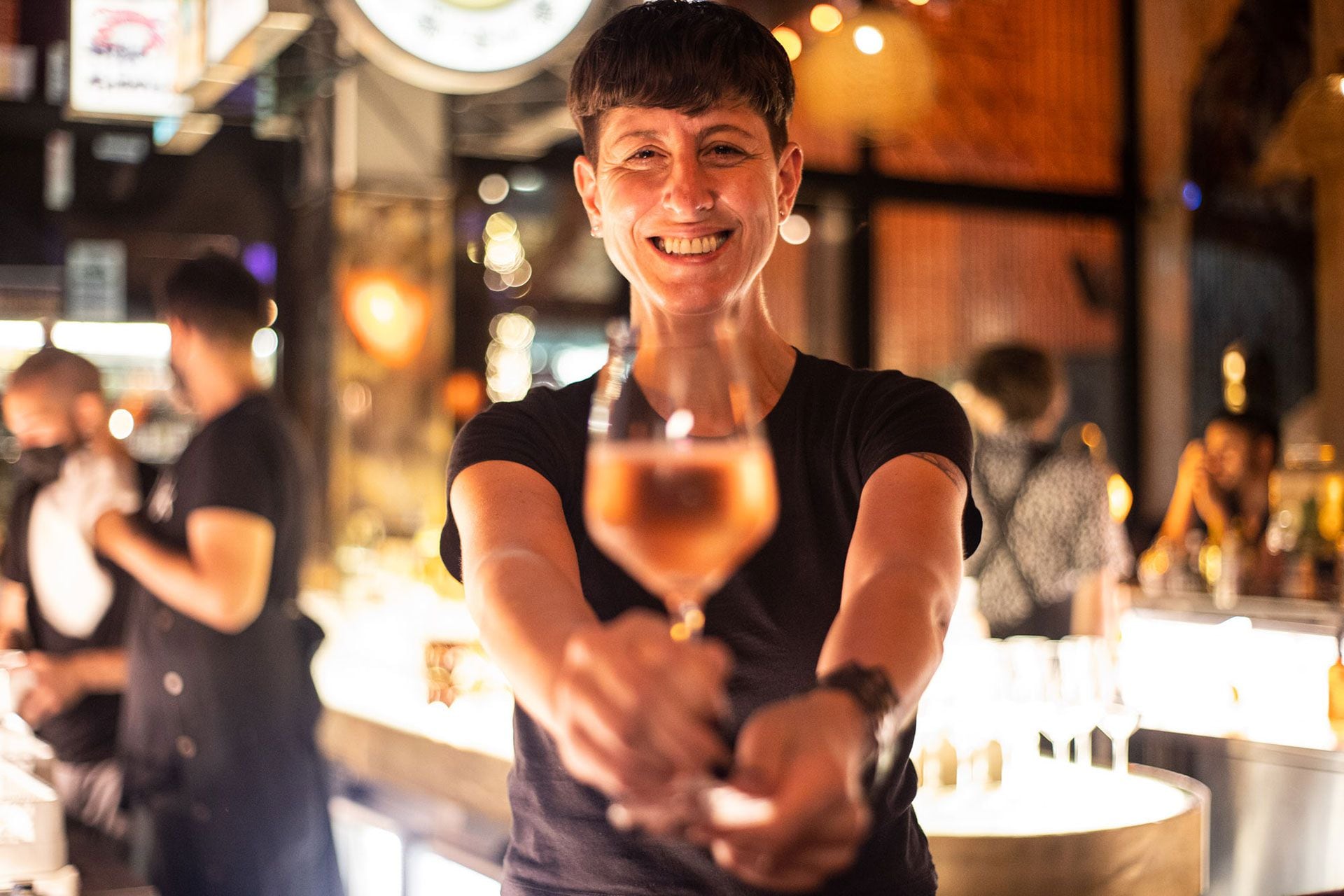 La bartender Inés de los Santos de CoChinChina
(Cochinchina y Tres Monos)