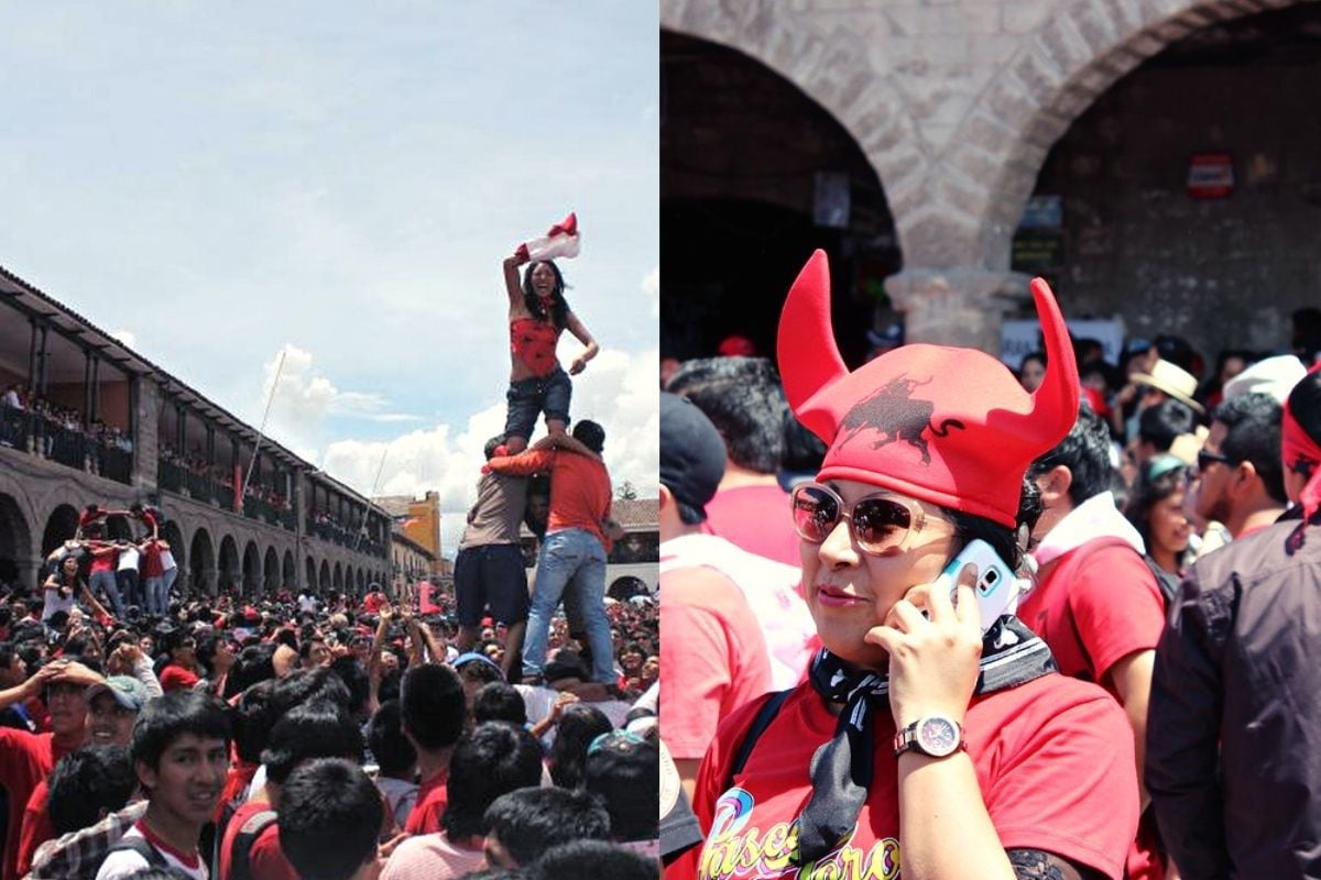 Celebration for Holy Week in Ayacucho.