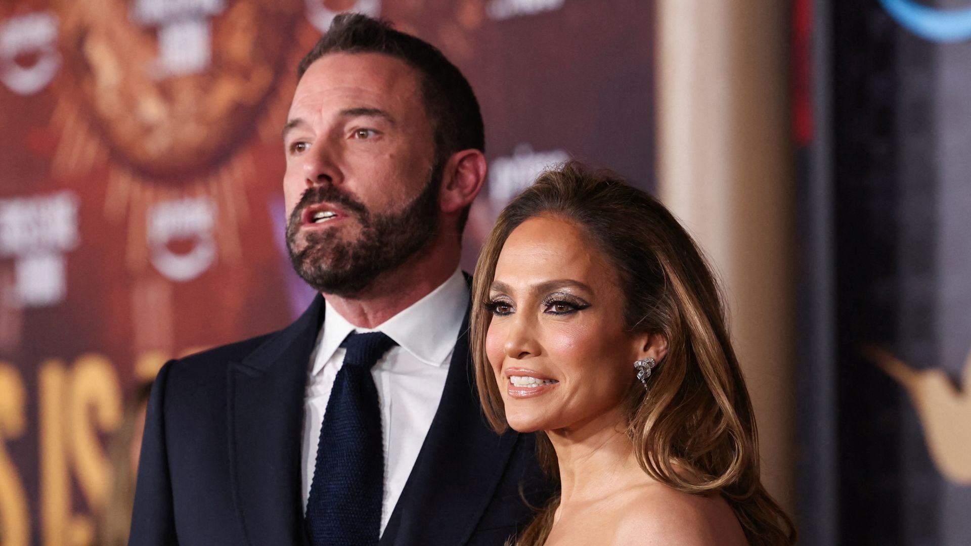 Ben Affleck y Jennifer Lopez coincidieron en un evento en LA (REUTERS)