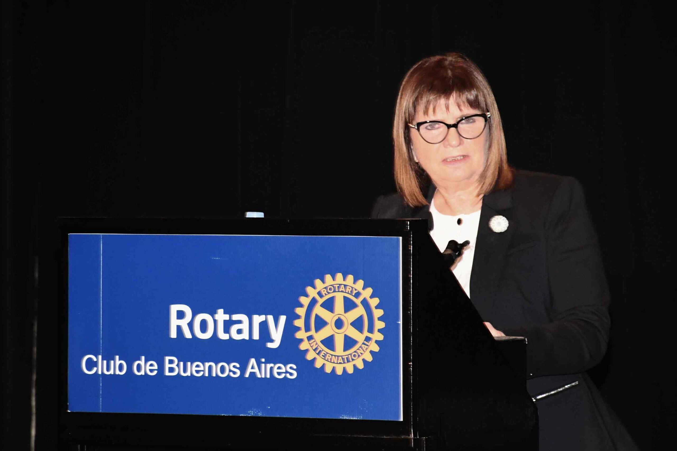 Patricia Bullrich Rotary Club de Buenos Aires