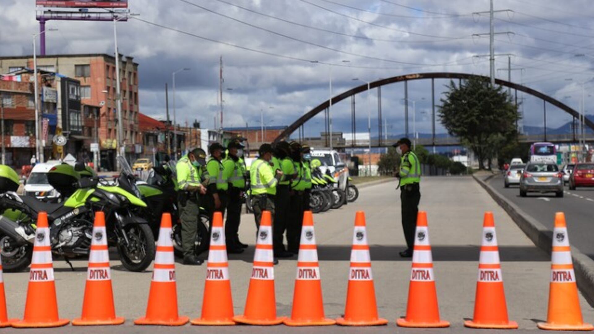 Movilidad y tránsito en Bogotá. (Crédito: Colprensa)