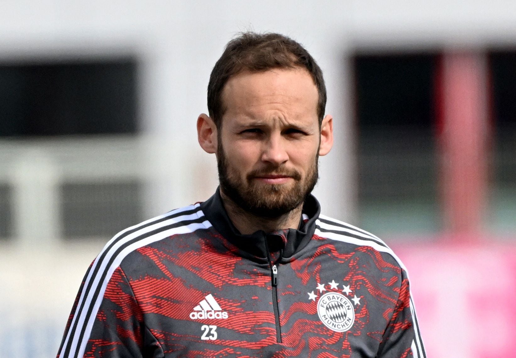 Blind en un entrenamiento con el Bayern (REUTERS/Angelika Warmuth)