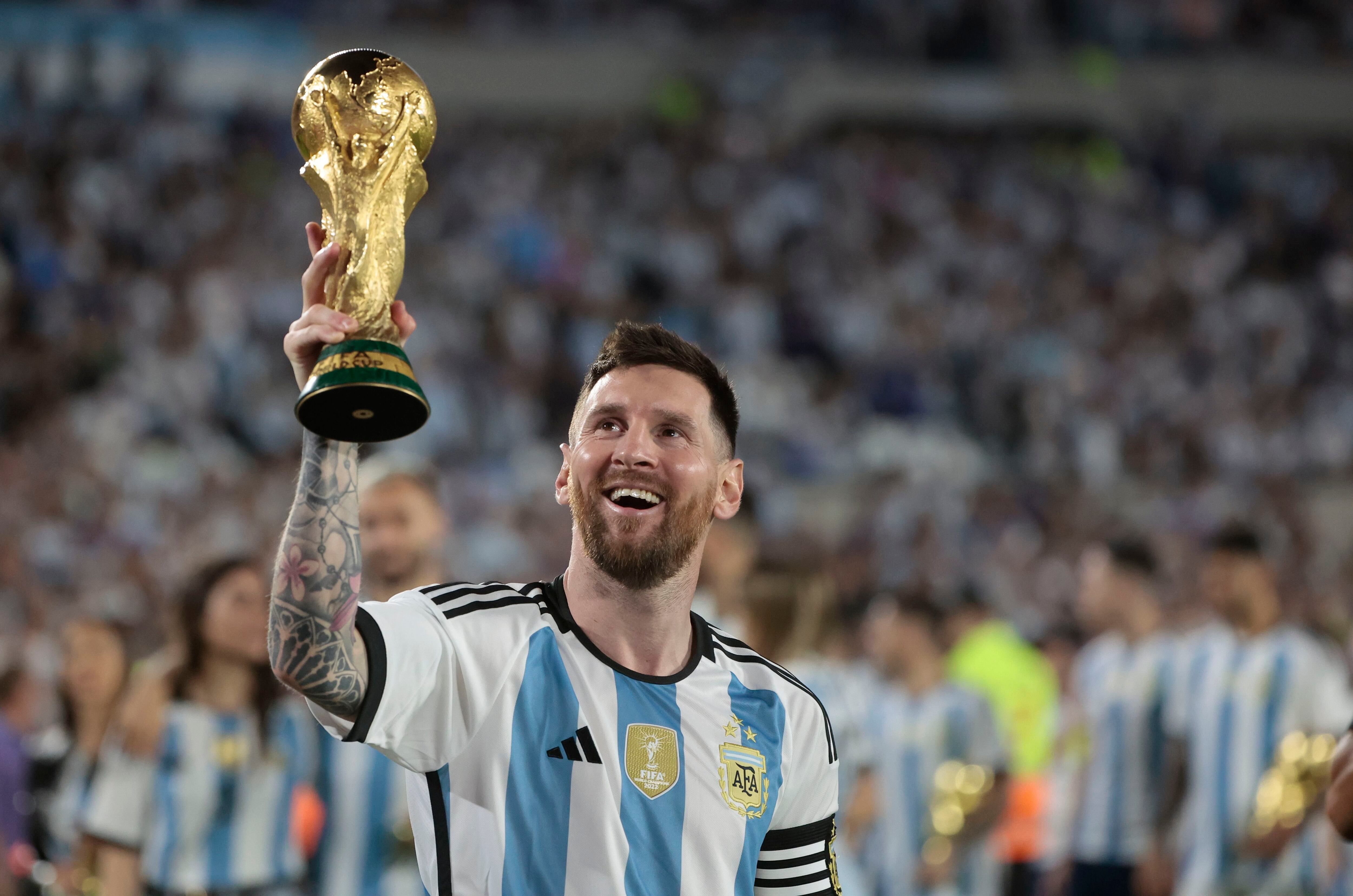 Lionel Messi será la bandera de la Selección en los amistosos de marzo pensando en la Copa América (EFE/ Juan Ignacio Roncoroni) 