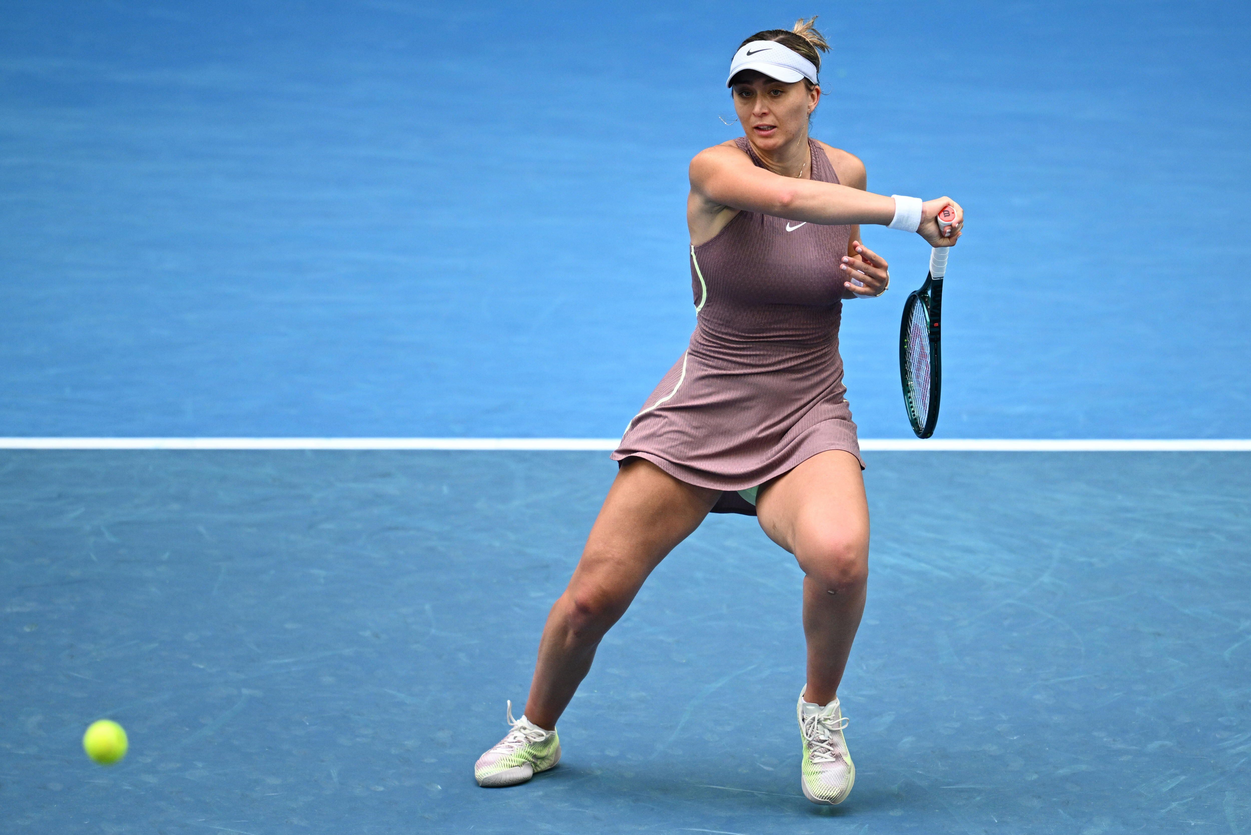 Badosa en el pasado Open de Australia (EFE/EPA/JOEL CARRETT)