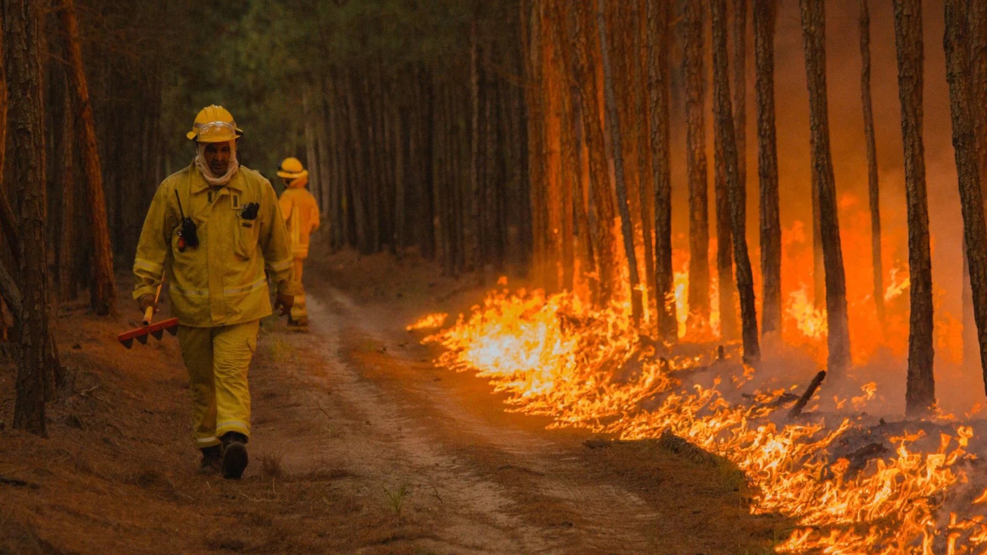 Los incendios en Corrientes a comienzos de 2022 fueron también este tipo de incendios devastadores. (Twitter/@JuanPValdes_ok)